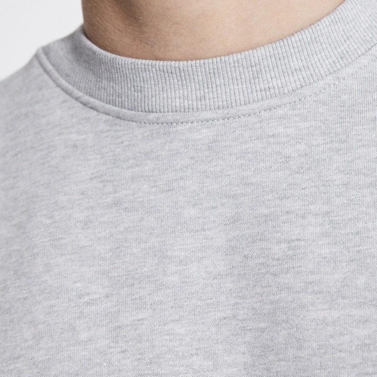 Boxy sweatshirt "Loi" Grey Melange